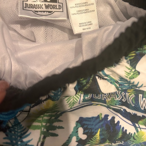 3 pairs-Jurassic World Boys Swim Shorts & wonder nation multi color & Hurley - Picture 2 of 6